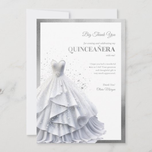 クエンテセラグラムレッドドレス サンキューカード (正面)