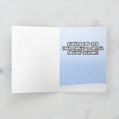 クエーカーパレーケートハッピーホリデーズクリスマスカード シーズンカード (内部)