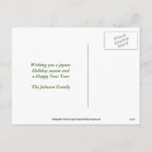 クエーカーパロットクリスマスホリデーポストカード シーズンポストカード (裏面)