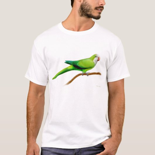 クエーカー教徒のオウムのTシャツ Tシャツ (正面)