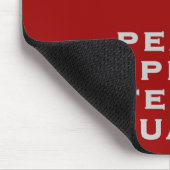 クエーカー教徒のモットー マウスパッド (コーナー)