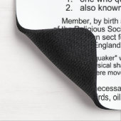 クエーカー教徒の定義 マウスパッド (コーナー)