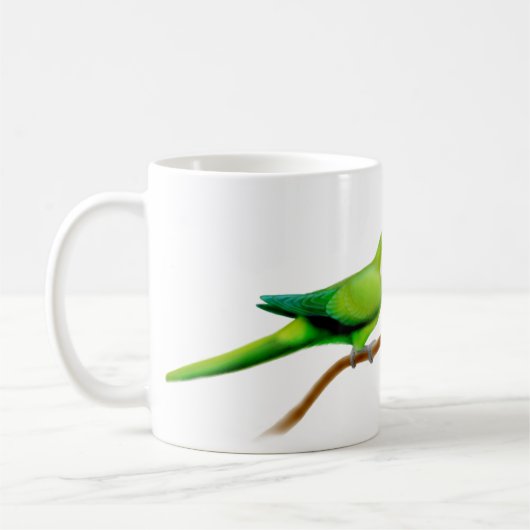 クエーカー教徒はマグをオウム返しします コーヒーマグカップ (左)