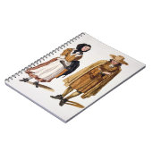 クエーカー教徒1675年の習慣(着色された版木、銅版、版画) ノートブック (左側)