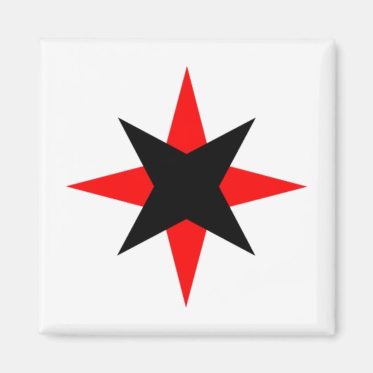 クエーカー星 マグネット (正面)