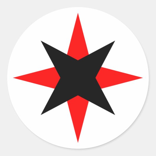 クエーカー星 ラウンドシール (正面)