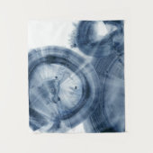 クエーサー-インクのようで青い円 タペストリー (正面)