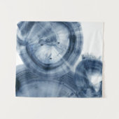 クエーサー-インクのようで青い円 タペストリー (正面(横))