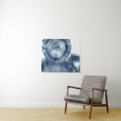 クエーサー-インクのようで青い円 タペストリー (インサイチュ(横))