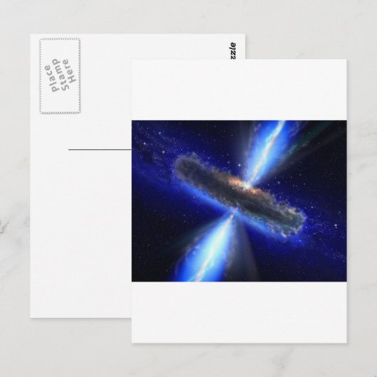 クエーサー ポストカード (正面/裏面)