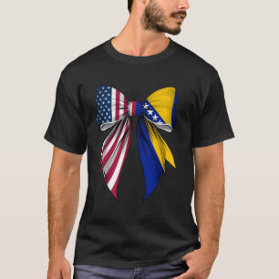 クォケットボウ ボスニア・ヘルツェゴビナ ボスニア人 誇り Tシャツ