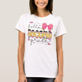 クォケット風２年生の初登校 Tシャツ (正面)
