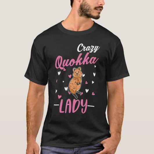 クォッカの狂ったお嬢さん Tシャツ (正面)