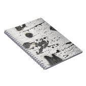 クォッキング《植物》アスペンバーククローズアップ写真 ノートブック (右側)