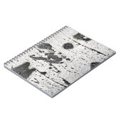 クォッキング《植物》アスペンバーククローズアップ写真 ノートブック (左側)