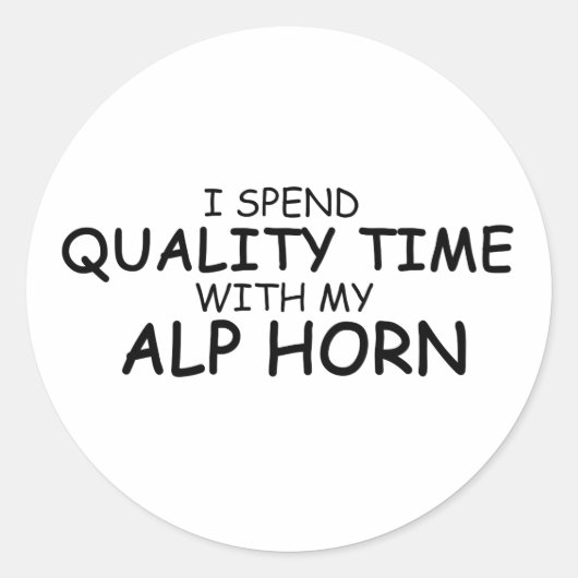 クォリティタイムアルプホーン ラウンドシール (正面)