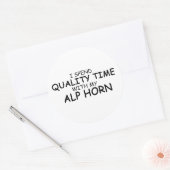 クォリティタイムアルプホーン ラウンドシール (封筒)