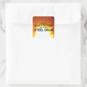 クォリティタイムスチールドラムスクエアステッカー スクエアシール (バッグ)
