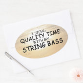 クォリティタイムストリングベース楕円ステッカー 楕円形シール (封筒)