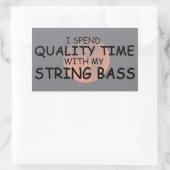 クォリティタイムストリングベース長方形ステッカー 長方形シール (バッグ)