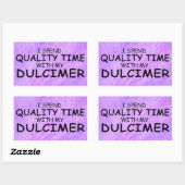 クォリティタイムダルシマー長方形ステッカー 長方形シール (シート)