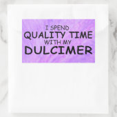 クォリティタイムダルシマー長方形ステッカー 長方形シール (バッグ)