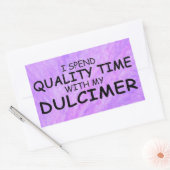 クォリティタイムダルシマー長方形ステッカー 長方形シール (封筒)