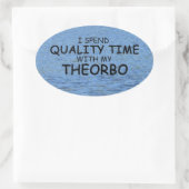 クォリティタイムテオロボ楕円ステッカー 楕円形シール (バッグ)