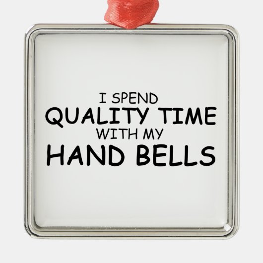 クォリティタイムハンドベル メタルオーナメント (正面)