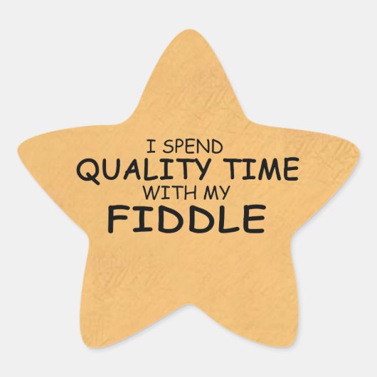 クォリティタイムフィドルスターステッカー 星シール (正面)