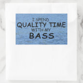 クォリティタイムベース長方形ステッカー 長方形シール (バッグ)