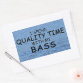 クォリティタイムベース長方形ステッカー 長方形シール (封筒)