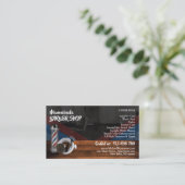 クォリティ吹カットフェードシザー理容師 名刺 (スタンド正面)