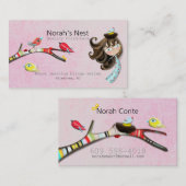 クォリテ気にィChild  Norah's Nest名刺Temp 名刺 (正面/裏面)