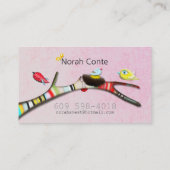 クォリテ気にィChild  Norah's Nest名刺Temp 名刺 (裏面)