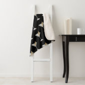 クォルアンティニマルティーニカクテルパターンブラック シェルパブランケット (インサイチュ)