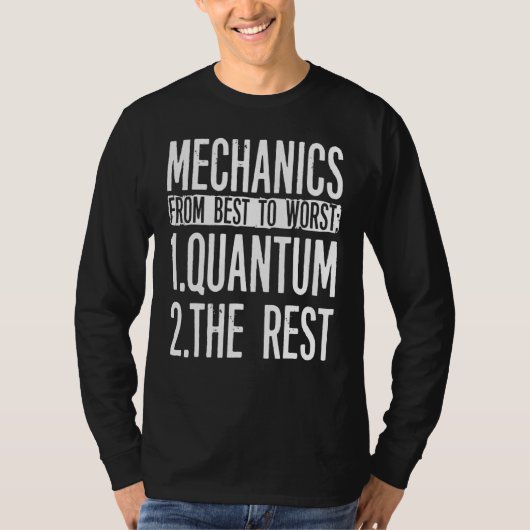 クォンタム整備士アパレル – 整備士デザイン Tシャツ (正面)