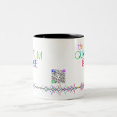 クォンタム時代2トーン11oz。コーヒーマグ ツートーンマグカップ (中央)