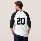 クォータンチパーソナライズされたーム Tシャツ (裏面フル)