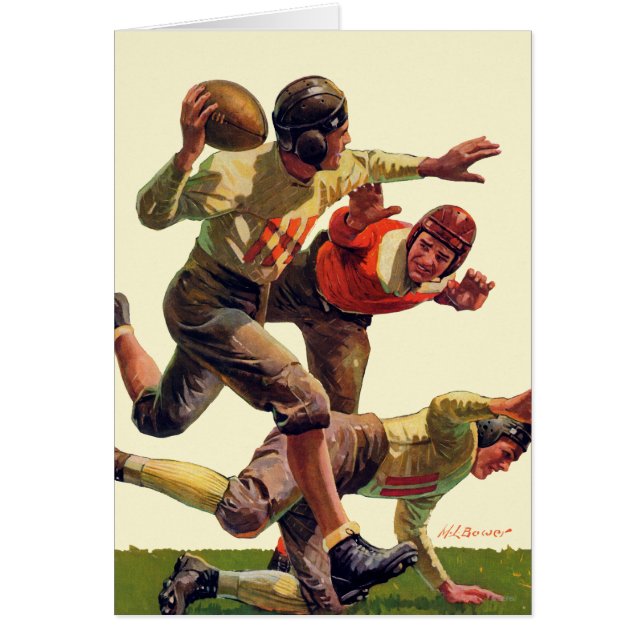 クォーターバックのパス (正面)