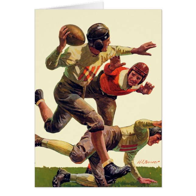 クォーターバックのパス (正面)