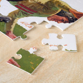 クォーターバックのパス ジグソーパズル (側面)