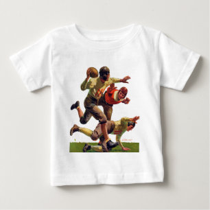 クォーターバックのパス ベビーTシャツ