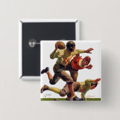 クォーターバック峠 缶バッジ (正面&裏面)