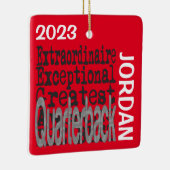 クォーターバック超並外カスタム セラミックオーナメント (右)