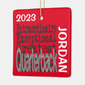 クォーターバック超並外カスタム セラミックオーナメント (左)