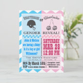 クォーターバック チアリーダー 性別発表 招待状 (スタンド正面)