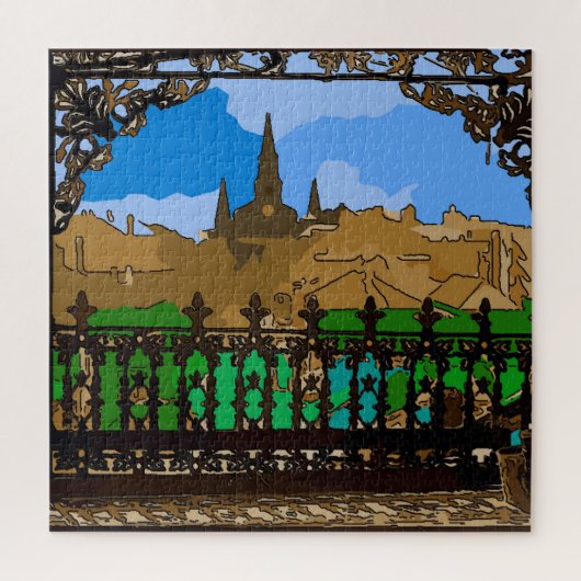 クォーターバルコニー ジグソーパズル (縦)