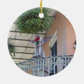 クォーターフランスのエンジェル セラミックオーナメント (裏面)