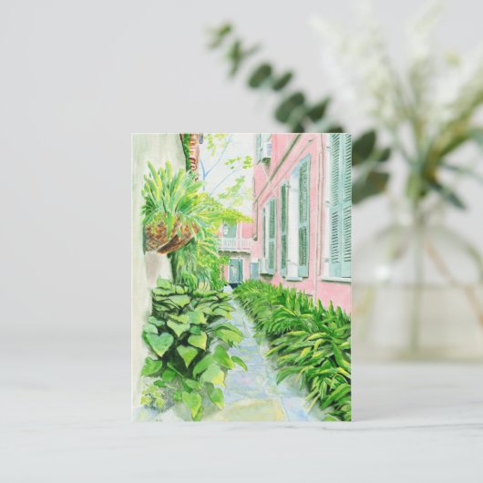 クォーターフランスのコートヤードポストカード ポストカード (スタンド正面)